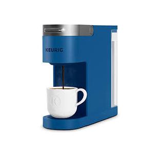 Keurig K-Slim Single Serve K-Cup Pod Coffee Maker, Featuring Simple Push Button Controls And MultiStream Technology, Twilight Blue