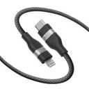 Anker USB C to Lightning Cable, Upcycled-Braided USB C to Lightning Cord, Ultra-Fast Charging Cable for iPhone 14/13/12/11 Series and More (6FT)