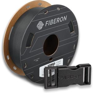 Polymaker Fiberon PA612-CF15 Carbon Fiber Nylon Filament 1.75mm Black 0.5kg, Fiberon PA612-CF15 Strong & Low Moisture Sensitive Nylon 1.75mm 3D Printing Filament
