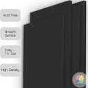 Mat Board Center Premium Black Foam Core Board 24x36 in 3/16" Thick 10 Pack | High-Grammage Foam Core, Acid-Free, Easy to Cut and Draw, Painting & Crafts Ideal for Mounting, Crafts, Art and Presentation