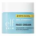 E.l.f. SKIN Holy Hydration! Face Cream Broad Spectrum SPF 30 Sunscreen, Moisturizes & Softens Skin, QuickAbsorbing & UltraHydrating, 1.7 Oz (50g)