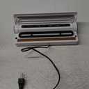 75kpa Food Vacuum Sealer Machine, Dry/Wet Modes, Compact Design, with Led Indicator Lights, 20 Vacuum Sealer Bags, Ideal for Home Kitchen Use (WHITE)