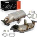 A-Premium Front and Rear 2-PC Catalytic Converter Kit Direct-Fit Compatible with Ram ProMaster 1500 2014-2021, ProMaster 2500 2014-2021, ProMaster 3500 2014-2021, 3.6L, EPA Compliant