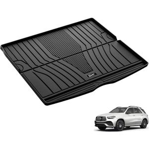 3W Trunk Mat for Mercedes Benz GLE 2020-2026 SUV, 350/43 AMG/450/53 AMG/580/63 AMG S Cargo Liner Heavy Duty All Weathe Custom Fit Trunk Liner for Benz GLE (Not Fit for Coupe)