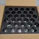 60 Pack Glass Shot Glasses Set,1.8OZ Shot Glasses Bulk With Heavy Base,Small mini Glass Cups for Vodka,Tequila,Espressos,Chocolate,Beer,whiskey