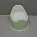 green potty train toilet with lid