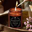 Thinking of You Scented Candle Gifts for Women Men - Unique Friendship Gifts for Best Friend - Relaxing Aromatherapy Gift for Her Him - Lavender Vanilla Essential Oil Soy Wax Candle for Home