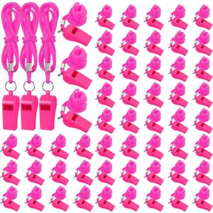 Honoson Safety Whistles with Lanyards for Lifeguard, 1.97 x 0.71 x 0.87 inches/ 5 x 1.8 x 2.2 cm