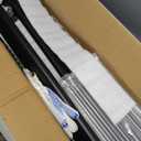 IDEALHOUSE 2 Pack 3 Step Outdoor Stair Handrail Kit, Black Aluminum & Iron Construction for Porch Steps, Easy Assembly Safety Railing, All Hardware & Gloves Included