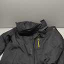 TACVASEN Men's Winter Ski Jacket Waterproof Snow Coats Snowboard Fleece Lining Jacket Warm Parka with Hooded Size XL