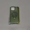 DUEDUE for iPhone 13 Pro Max Case Magnetic with Ring Stand[Compatible with Magsafe], Translucent Matte Back Full Body Protective Cover Kickstand Phone Case for Apple iPhone 13 Pro Max 6.7", Green