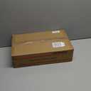 LEPOWER Wood Tripod Floor Lamp, Mid Century Standing Lamp for Living Room, Flaxen Lamp Shade, Modern Design Standing Lamp with E26 Base, Tall Floor Light for Bedroom, Study Room and Office Brown