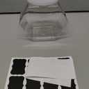 Atarvana Plastic Candy Jars 30oz Set of 8 with 8 Pcs Label Stickers & 1 Pen, Hexagon Candy Containers with Airtight Lids for Candy Buffet, Kitchen Storage Containers Set