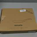 SENSARTE Ceramic Nonstick Frying Pan Skillet 9.5Inch Non Stick Omelette Pans, Non-toxic Healthy Kitchen Cooking Chef's Pan, Free of Intentionally Added PFOA/PFAS/PTFE, Induction Compatible, White