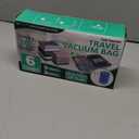 Cozy Essential 6 Pack Travel Vacuum Storage Bags with Rechargeable Wireless Electric Pump for Luggage, Suitcase, Carry-on Size Vacuum Seal Compression Space Saver Bags for Clothes and Clothing Travel