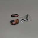 for Airpods Pro Case ,Cute for Airpod Pro Accessories Protective Hard Case Cover Portable & Shockproof Women Girls Men with Keychain/Strap for Apple Airpods Pro Charging Case(American Flag)