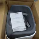 Ingenuity SmartClean Toddler Booster Seat for Kitchen Chair Lightweight for on-the-go, Easy-Clean, 3-Point Harness Strap Booster Seat for Dining Table, Slate