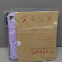 Ambison Case for iPad 9th/8th/7th Generation 10.2 inch with Glass Screen Protector,Rugged Shockproof Protective Cover for Kids Girls Butterfly Stand,Shoulder Strap for iPad 2021/2020/2019-Purple