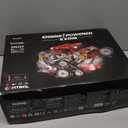 V8 Engine Building Kit That Works, Build Your Own Model Engine for Adult,8-Cylinder Car Engine with Spray & Light, Building Engineering Toys for Kids, Adults (3168PCS)