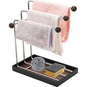 Dish Rag Holder-Sponge Rack-Kitchen Rag Holder-for Storing Sponge Brushes,Soap and Rags