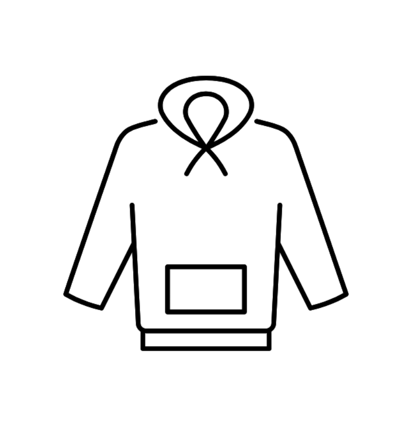 Seattle Seahawks Stencil Block - NFL Adult Long Sleeve Hoodie Fan, 2XL