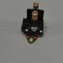 Delgada 12V Lawn Mower Replacement Starter Solenoid,Universal 4-Pole Solenoid Relay Switch Compatible with Briggs and Stratton Engine MTD,Replaces 146154/145673/109946