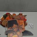 35 H Thanksgiving Turkey Porch Sign Thanksgiving Outdoor Decor Wooden Turkey Standing Porch Sign Vertical Farmhouse Pumpkin with Ribbon for Front Door Indoor Outdoor Yard Garden Decor