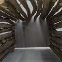 kathson Rabbit Wooden Bridge(20.0 x 11.8 inches),Guinea Pig Wood Tunnel Large Bunny Ladders Small Animal Flexible Hideout for Hamster Chinchillas Guinea Pig Hedgehog and Other Rodents