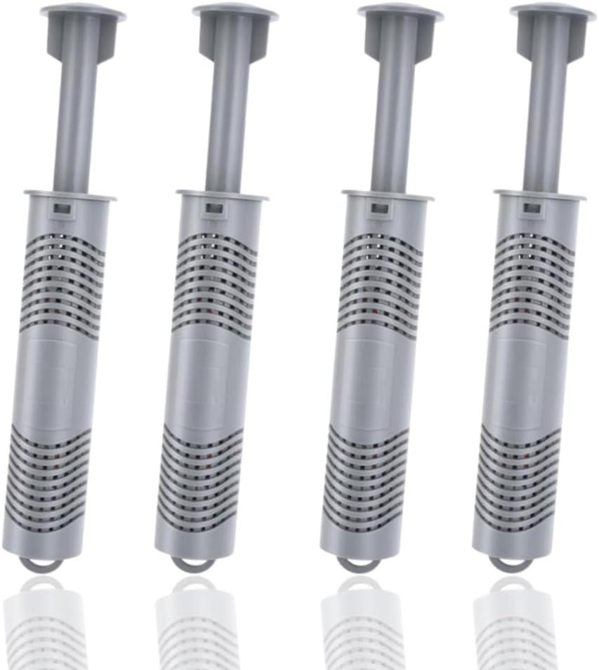 Silver Ion Cartridge for Hot Springs Spa, Hot Tub Silver Ion Cartridge with 4 Months Keeps Spa Water Crystal(Grey,4PCS)