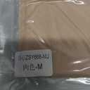 PINKMSTYLE Womens Trendy Sexy Mock Turtle Neck Long Sleeve Sheer Mesh Double Lined Going Out Fall Tops Nude Medium