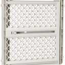 North States Pet Gate Iii Pressure Mounted White, Gray, 2 x 42 x 26"