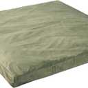 Florensi Meditation Mat Zabuton, Velvet Floor Cushions for Sitting, Meditation Cushions and Pillows with 100% Cotton Insert, Yoga Cushion for Women and Men (Sage Green)