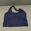 MOOSLOVER Women 2 Piece Workout Sets Halter Sports Bra Butt Lifting Leggings Gym Yoga Outfits (Medium, Blue)