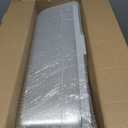 Extra Large Stainless Steel Litter Box with Lid, High Sides Enclosed Cat Litter Box for Big Cats & High Peeing, Anti-Leak & Odor Control Metal Litter Pan, Easy Clean Non-Stick Kitty Litter Box (6"Deep Light Grey (1 Pack))