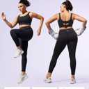 Adjustable High Impact Sports Bras for Women Zip Front Full Coverage and Lift Padded Compression Tops (Black, L)