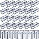 1/2 x 3/4 Inch Sign Standoff Screws Advertising Screws Stainless Steel Wall Standoff Mounts for Glass Acrylic Signs (60 Pieces)