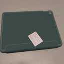 SURITCH for iPad 9th/8th/7th Generation, iPad 10.2 Case, [Built in Screen Protector] [Pencil Holder] Lightweight Leather Smart Cover and Magnetic Trifold Stand for iPad 2021/2020/2019-Midnight Green