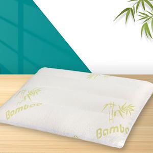 MINUPWELL Ultra Thin Pillows, Flat Pillows for Sleeping Thin, 7D High Support 2.5 inch Height Slim Bed Pillows for Stomach Sleeper, Standard Size -18x26 in - Rayon Derived from Bamboo (Standard Cooling(1PC), White)