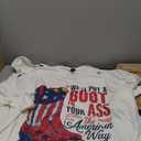 We'll Put A Boot In Your Ass Western Cowgirl 4th Of July T-Shirt pack of 2 XXL
