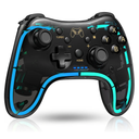 Switch Controller for Nintendo Switch/OLED/Lite, Replacement for Nintendo Switch Pro Controller Support PC & Android/iOS with Cool RGB LED, Wireless Switch Controller with Turbo,Vibration