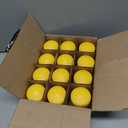 12 Pack 2x3 Inch Citronella Pillar Candles Outdoor Indoor, 22 Hours Dripless Smokeless Yellow Candles for for Home Garden Pool Porch