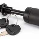 Heininger Black 5/8" Diameter Pin 6001 Advantage Threaded Receiver Trailer Hitch Lock Designed Products