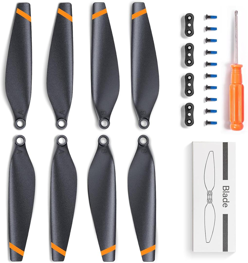Ruko F11PRO 2 Drone Propellers (4Packs) - Replacement Blades, Spare Drone Accessories, Grey,