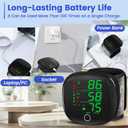 Digital Wrist Blood Pressure Monitor, 2026 Automatic BP Machine Large Tri Backlit Screen Rechargeable Pulse Rate Monitoring Meter for Home Use, 99X2 Reading Memory