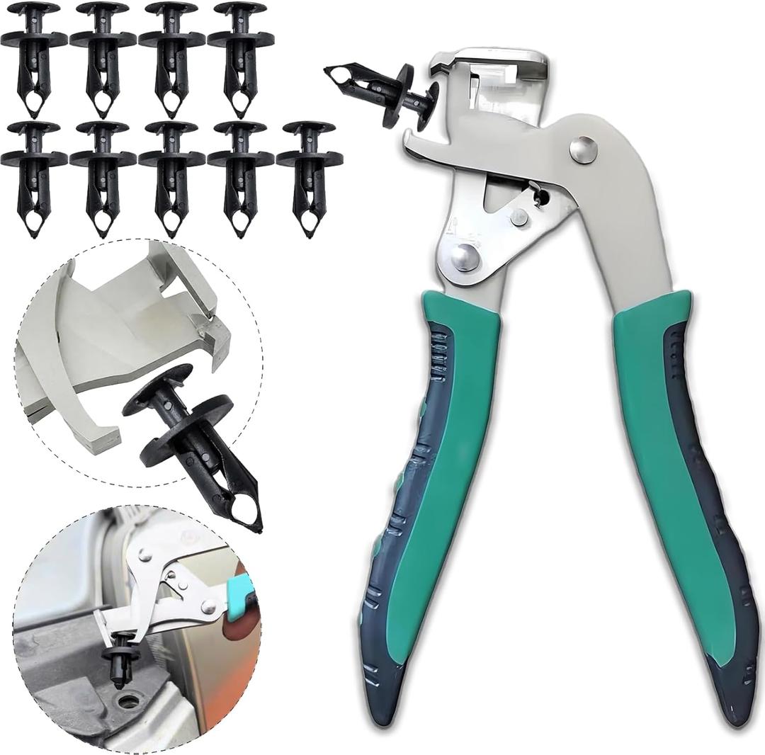 Car Clip Pliers and Disassembly Tools, 2026 New Efficient Multi-Functional Car Clip Remover Tool, Easy to Remove Fasteners, Clips, and Rivets, Open The Panels Effortlessly Without Damage (1*Pc)