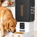 Automatic Dog Feeder Large Breed: 12L/50 Cups with HD 1080P Camera - 5G WiFi Anti-Clog Timed Dog Feeder for Golden Retriever Busy Owners by UTCG