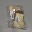 100 Pack Mini Envelopes with Note Cards in 5 Colors for Wedding, Birthday, Baby Showers, 4 x 2.7 Inches (Brown)