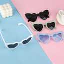 Satin Bridesmaid Scrunchies Bachelorette HairTies Set of 6 sunglasses Bridal Shower No Damage Hair ties ideas Gift for Wedding Party Favors Bridesmaid Proposal Gifts (Dusty Blue)
