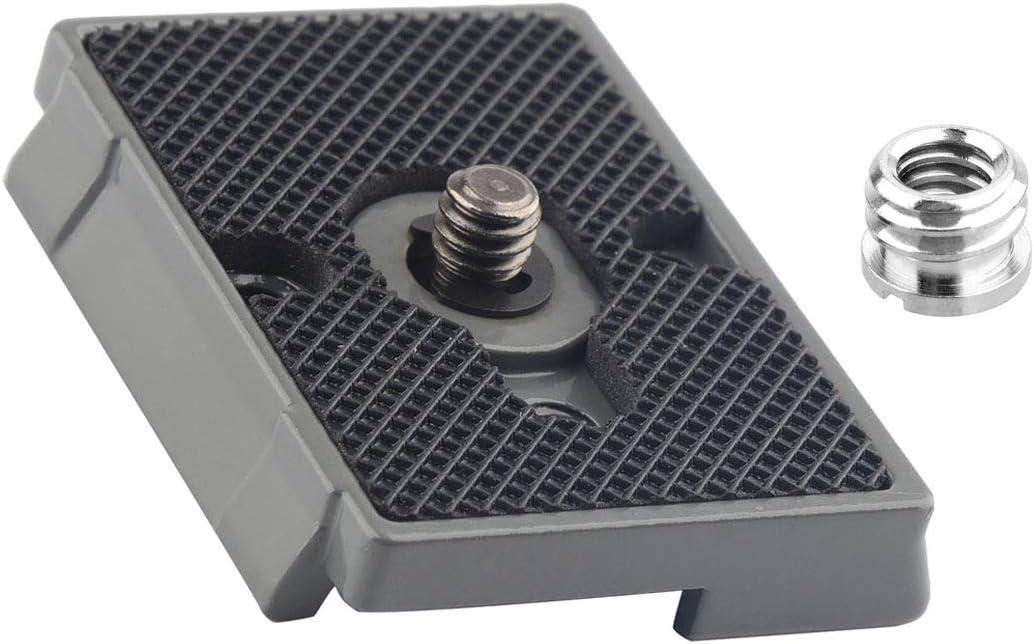 200PL-14 Quick Release Plate for Manfrotto 804RC2 Rapid Connect, 323 RC2, 488RC2, 484RC2, 498/496/ 494RC2, 2498RC, 2486RC, 468MGRC2 (with 1/4 Adapter)