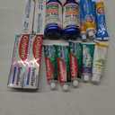 Colgate Sensitive Toothpast; Tom's of Maine Whole Care Natural Toothpaste; Colgate Max Fresh Toothpaste; Burt's Bees, Toothpaste; ARM & HAMMER Peroxicare Toothpast; Sensodyne Repair and Protect Whitening Toothpaste; TheraBreath Healthy Gums Mouthwash